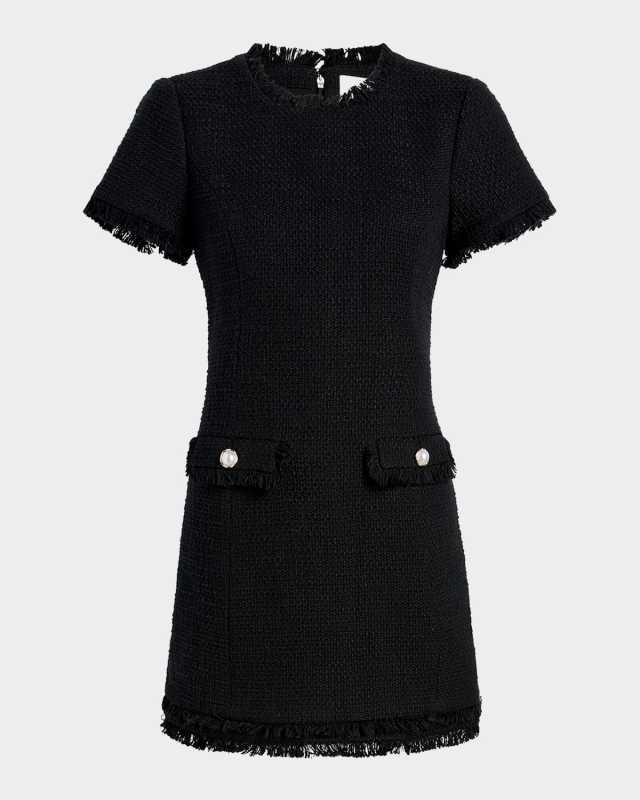 Brandi Tweed Mini Shift Dress